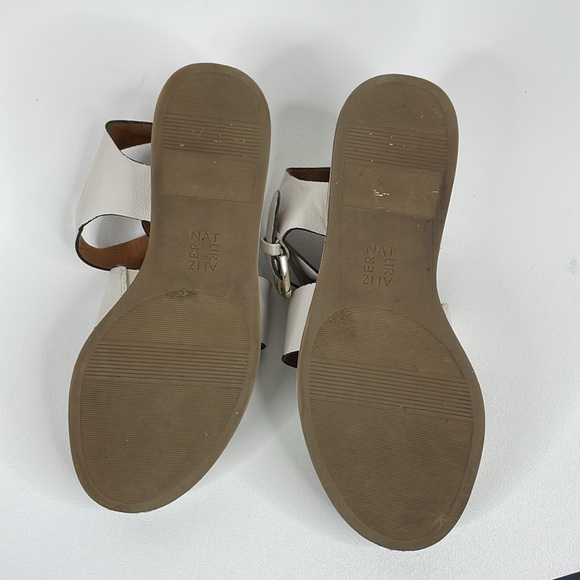 Naturalizer Brooke Platform Sandal Cream White Vegan Leather size 6.5 - Picture 9 of 11